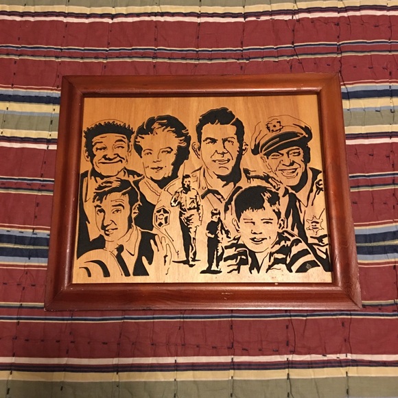 😳 Rare Unique Mayberry Scroll Art 🖼 - Picture 1 of 8
